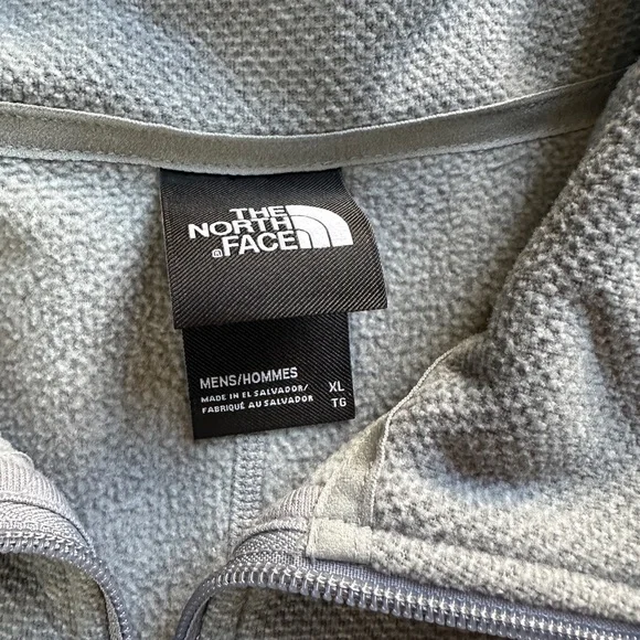 The North Face Light Gray Fleece Jacket - Picture 4 of 5